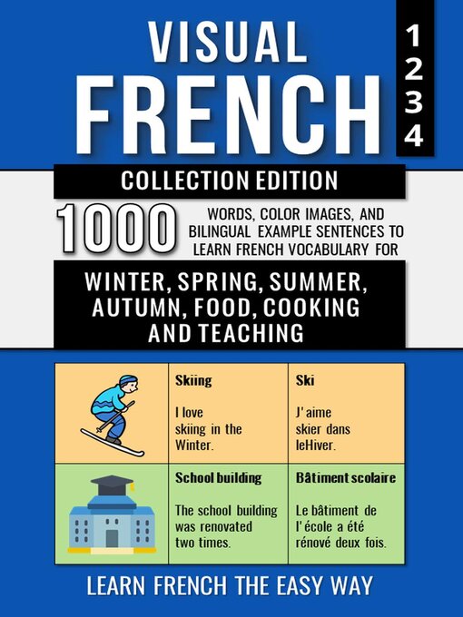 Title details for Visual French--Collection Edition--1.000 Words, 1.000 Color Images and 1.000 Bilingual Example Sentences to Learn French the Easy Way by Mike Lang - Available